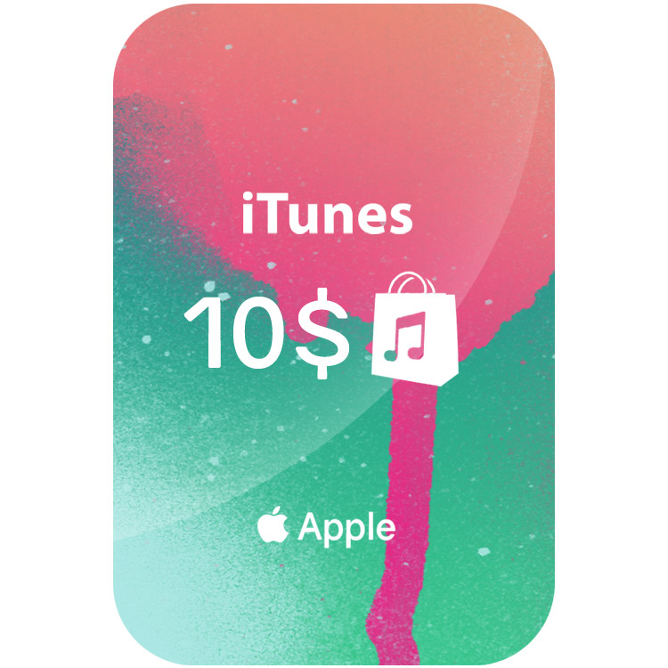 iTunes 10$ Gift Card دیجیتالی 
